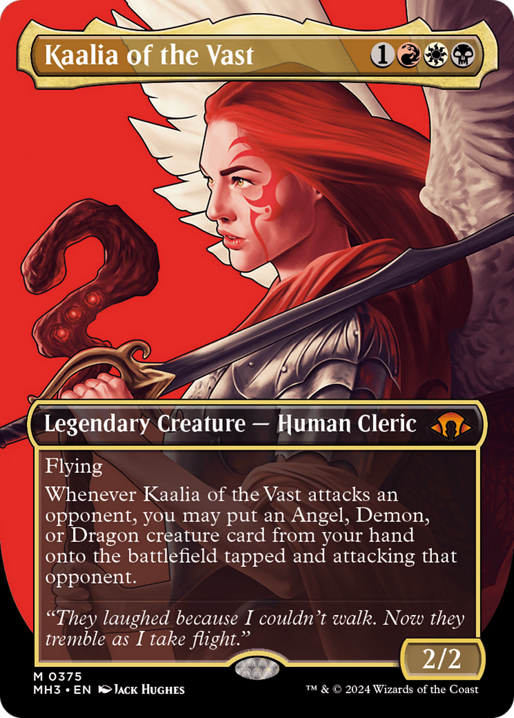 Kaalia of the Vast (Borderless) (0375) [Modern Horizons 3] | Local Legends