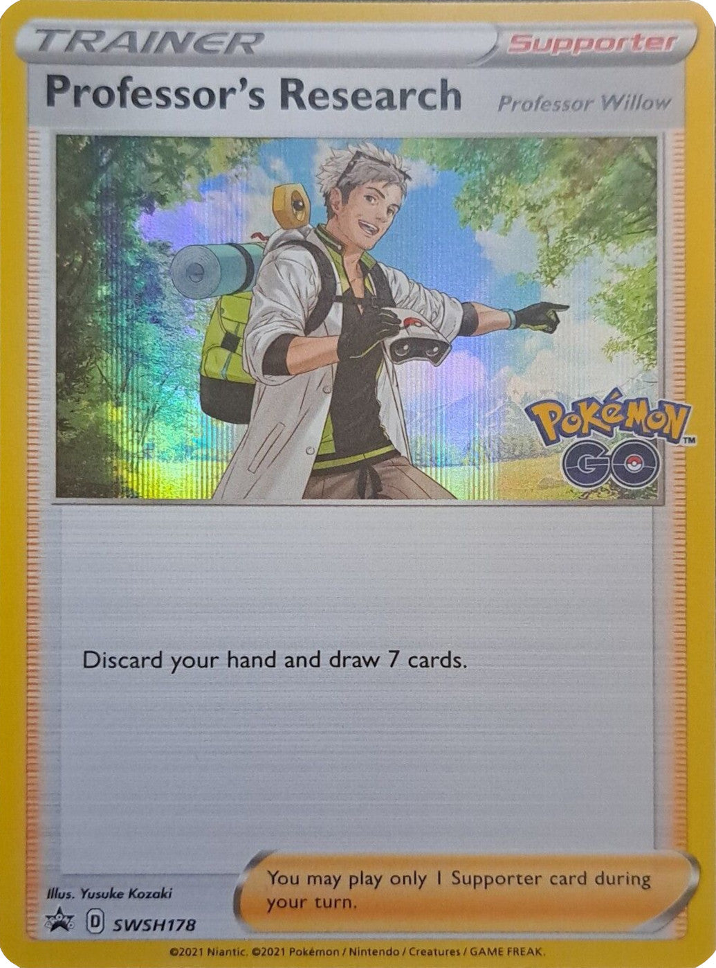 Professor's Research (SWSH178) [Sword & Shield: Black Star Promos] | Local Legends