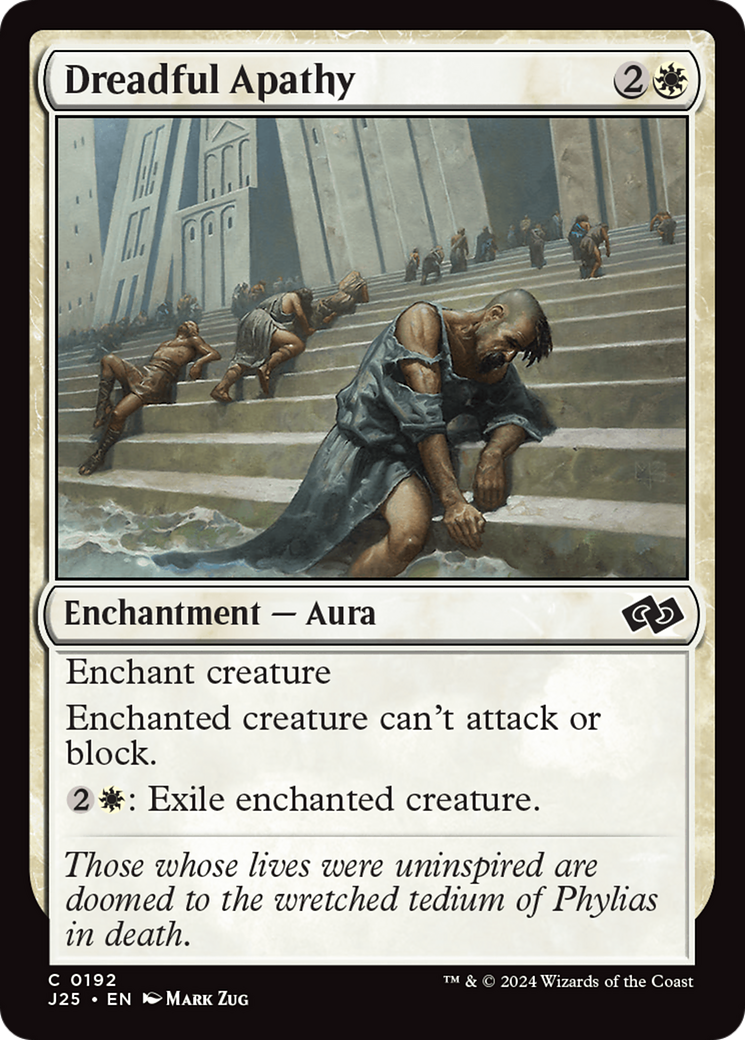 Dreadful Apathy [Foundations Jumpstart] | Local Legends