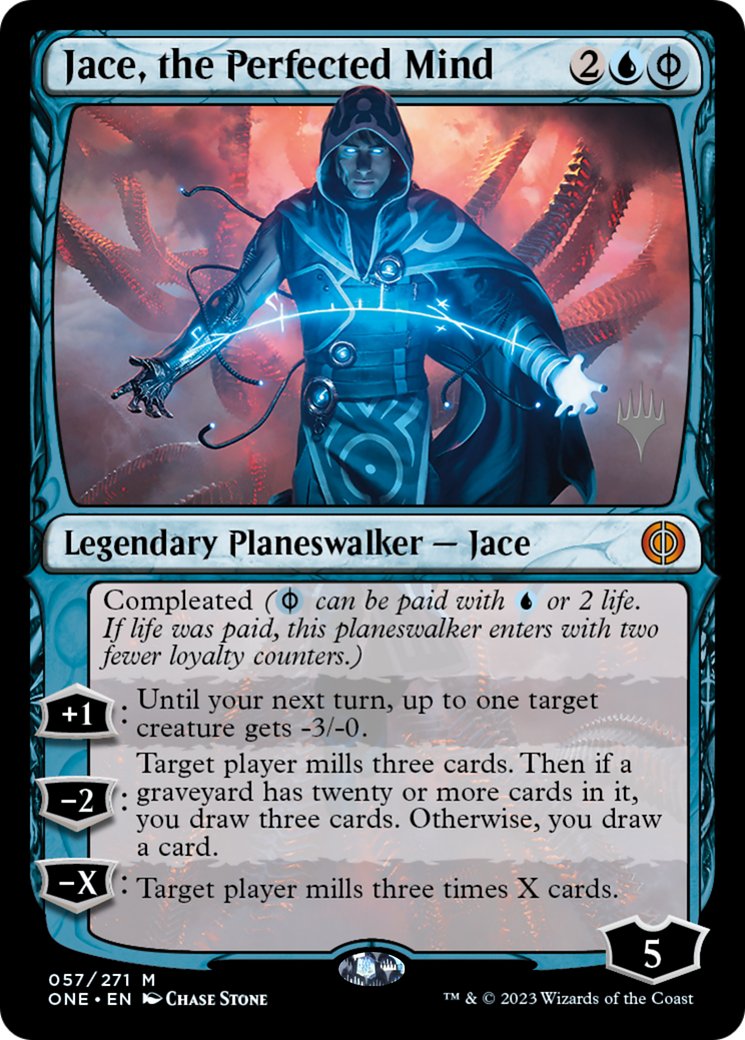 Jace, the Perfected Mind (Promo Pack) [Phyrexia: All Will Be One Promos] | Local Legends