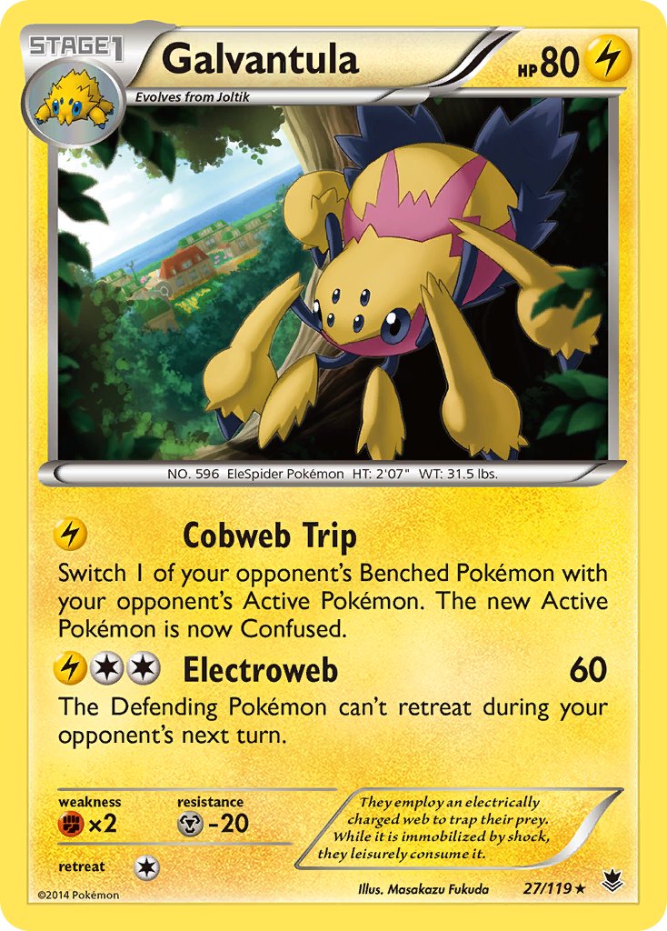 Galvantula(27/119) (Theme Deck Exclusive) [XY: Phantom Forces] | Local Legends