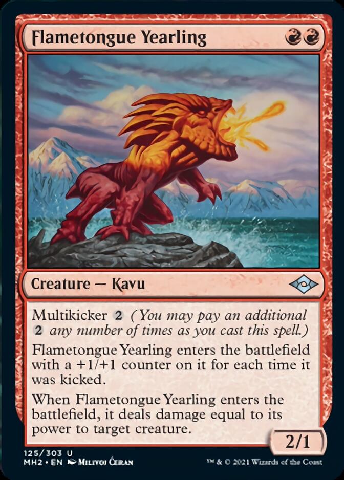 Flametongue Yearling [Modern Horizons 2] | Local Legends