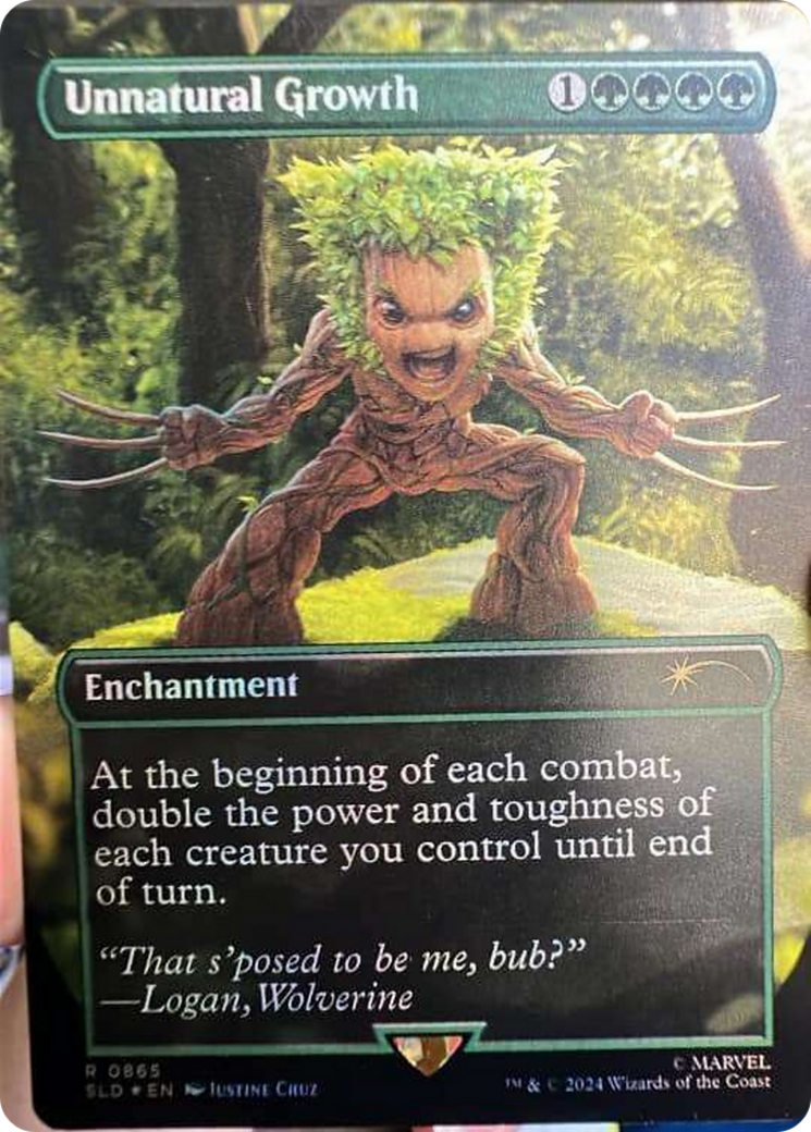 Unnatural Growth (Rainbow Foil) [Secret Lair Drop Series] | Local Legends