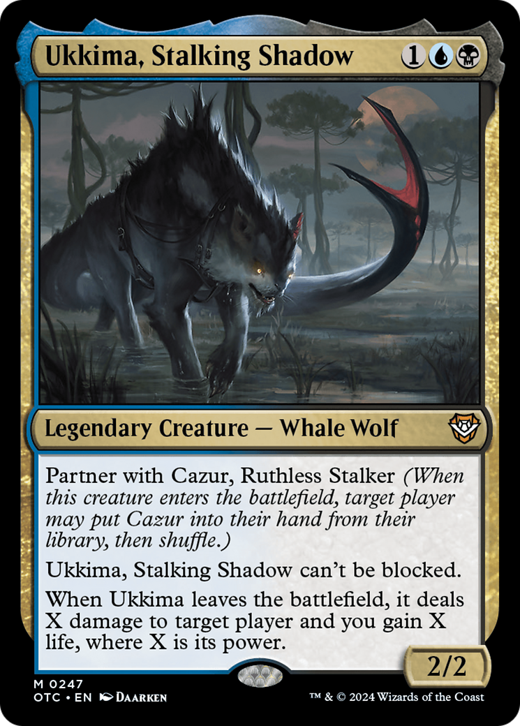 Ukkima, Stalking Shadow [Outlaws of Thunder Junction Commander] | Local Legends