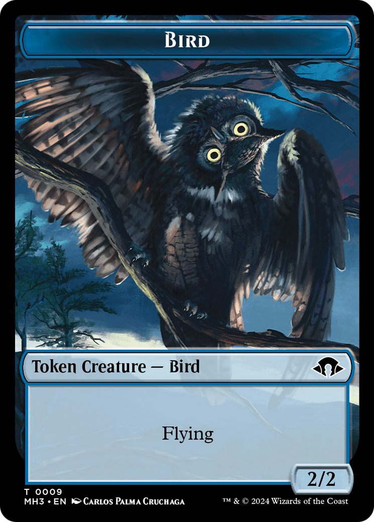 Eldrazi Spawn // Bird Double-Sided Token [Modern Horizons 3 Tokens] | Golgari Games