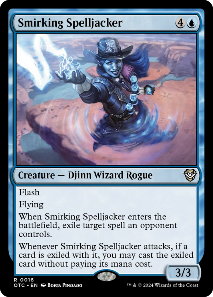 Smirking Spelljacker [Outlaws of Thunder Junction Commander] | Local Legends