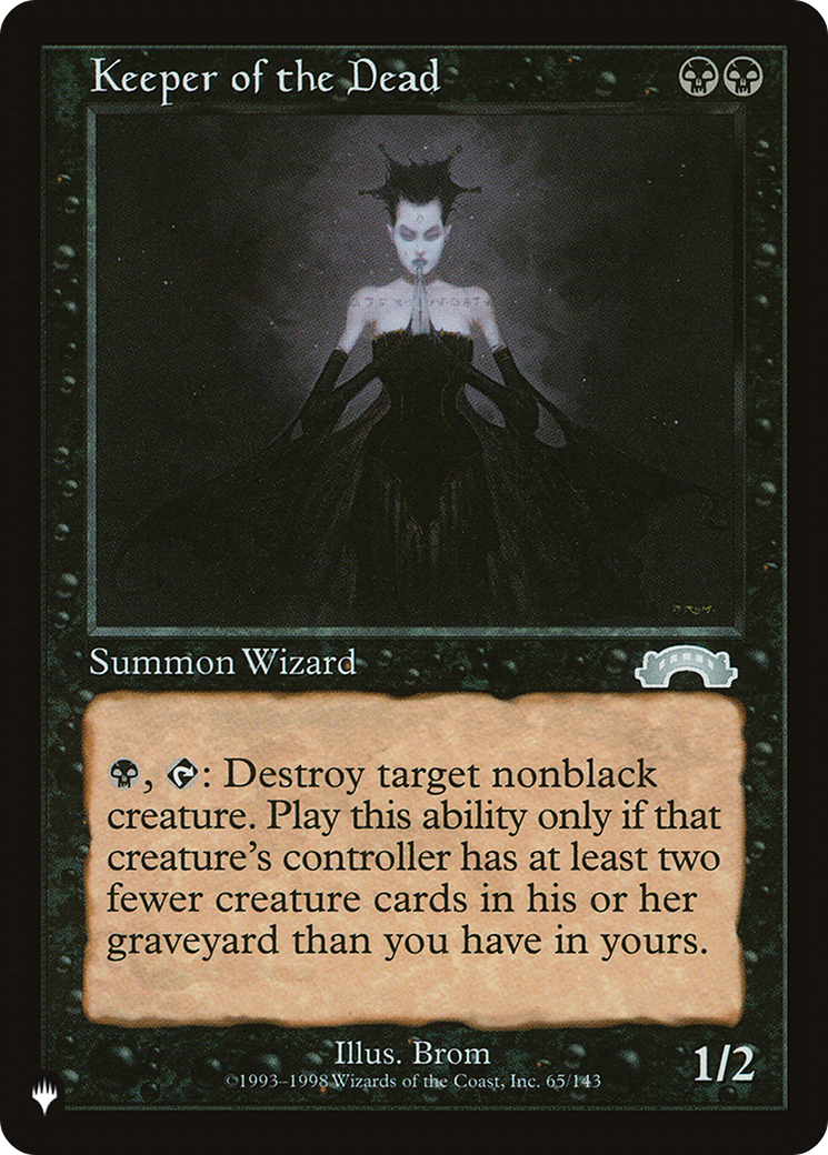 Keeper of the Dead [The List] | Local Legends