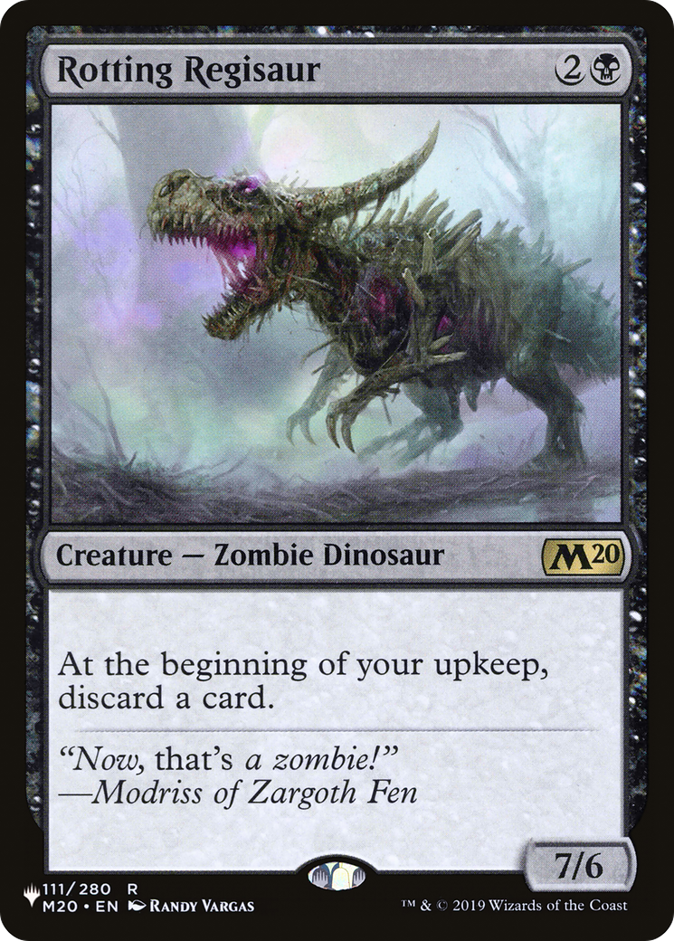 Rotting Regisaur [The List] | Golgari Games