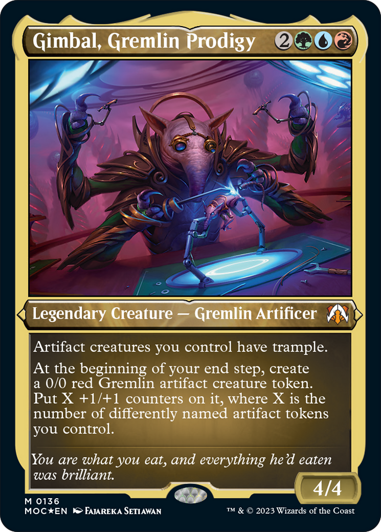 Gimbal, Gremlin Prodigy (Display Commander) [March of the Machine Commander] | Golgari Games