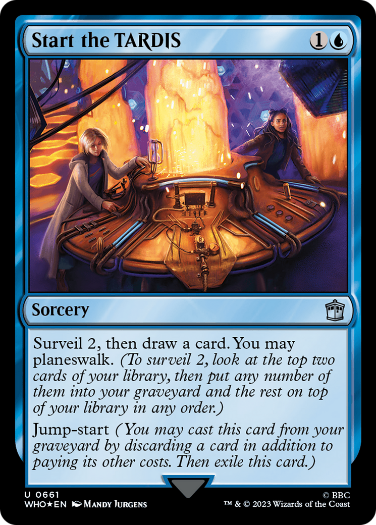 Start the TARDIS (Surge Foil) [Doctor Who] | Local Legends