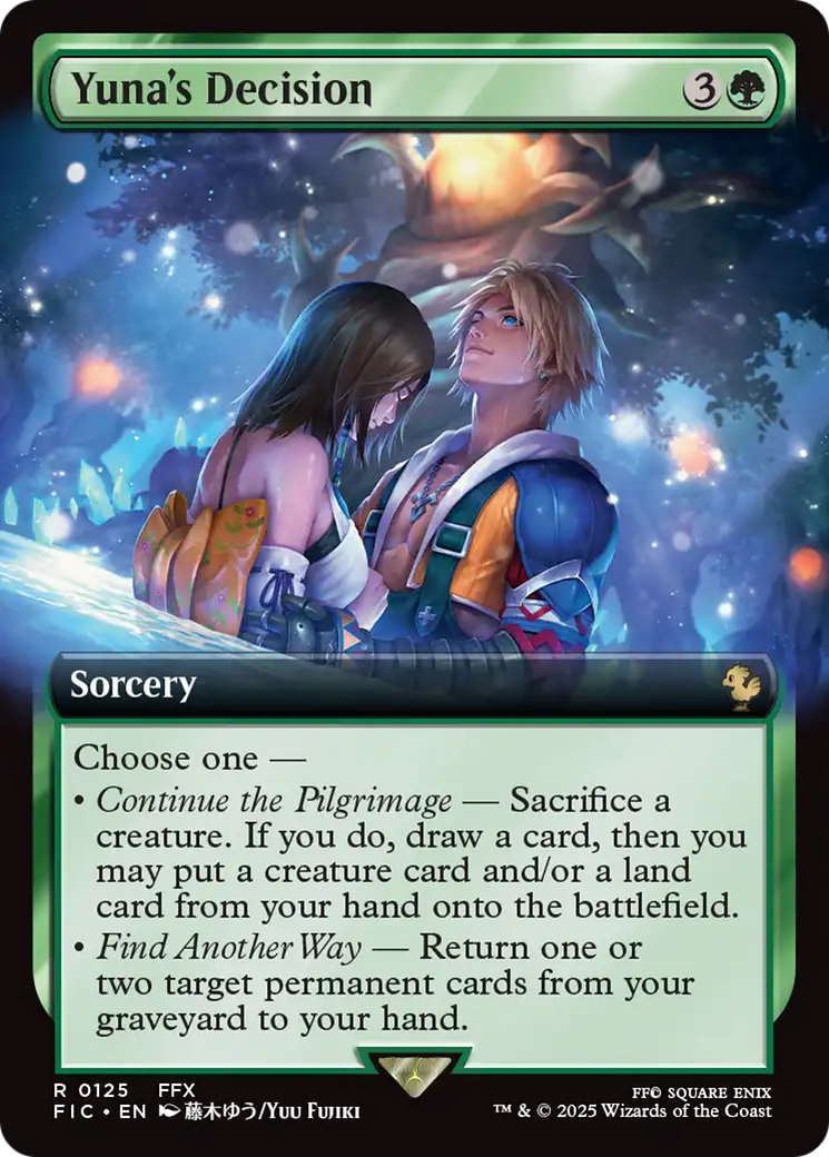 Yuna's Decision (Extended Art) [FINAL FANTASY Commander] | Local Legends