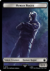Human Rogue // Clue (0021) Double-Sided Token [Doctor Who Tokens] | Local Legends