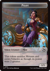 Treasure // Pilot Double-Sided Token [Aetherdrift Tokens] | Local Legends