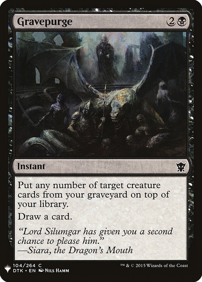 Gravepurge [Mystery Booster] | Local Legends