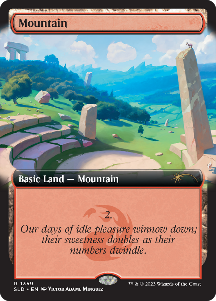 Mountain (1359) [Secret Lair Drop Series] | Golgari Games