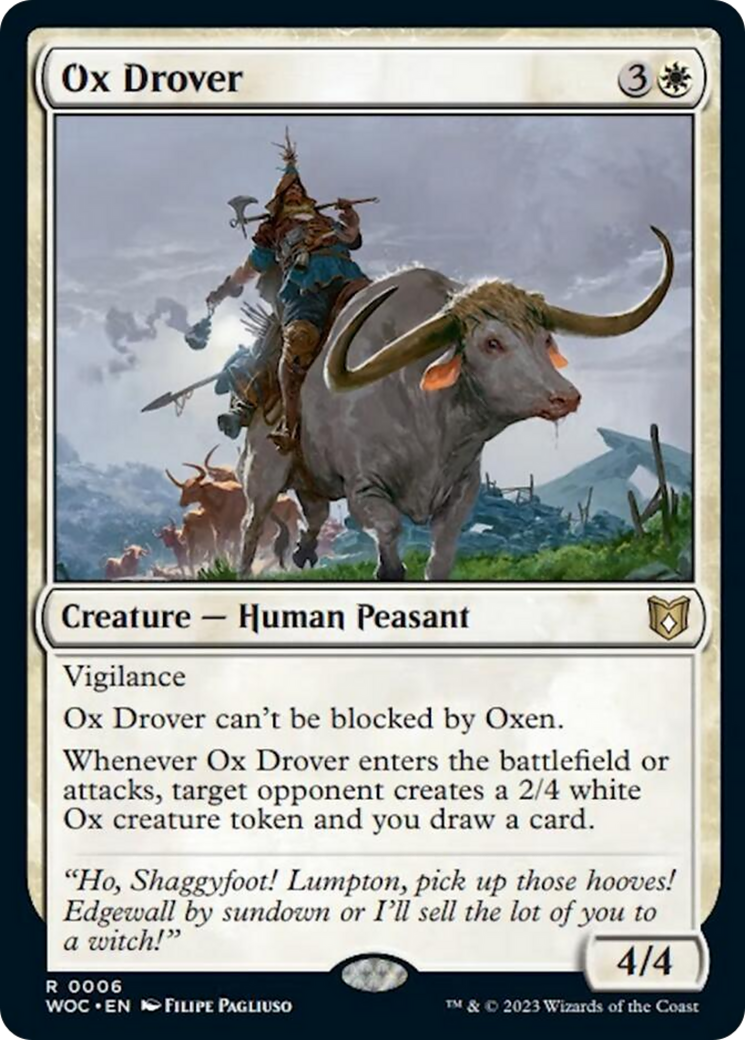 Ox Drover [Wilds of Eldraine Commander] | Local Legends