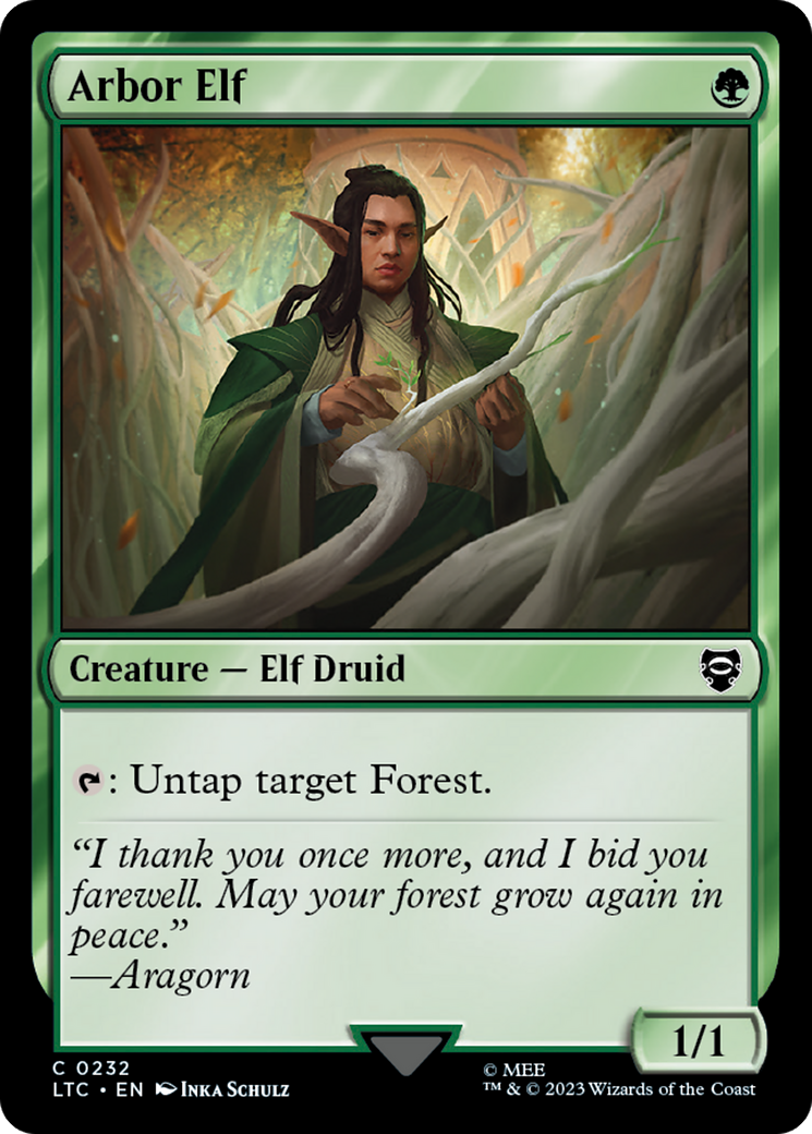 Arbor Elf [The Lord of the Rings: Tales of Middle-Earth Commander] | Golgari Games