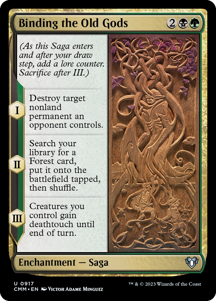 Binding the Old Gods [Commander Masters] | Golgari Games