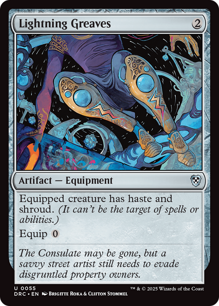 Lightning Greaves [Aetherdrift Commander] | Local Legends