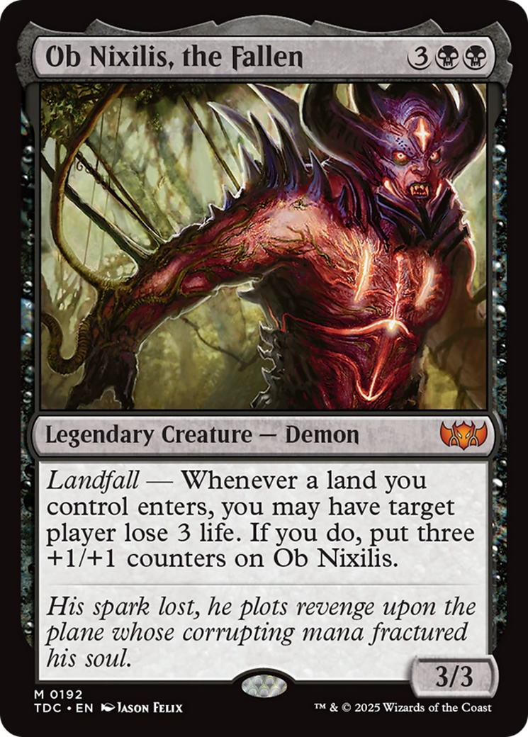 Ob Nixilis, the Fallen [Tarkir: Dragonstorm Commander] | Local Legends