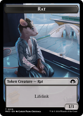 Rat // Energy Reserve Double-Sided Token [Modern Horizons 3 Tokens] | Golgari Games