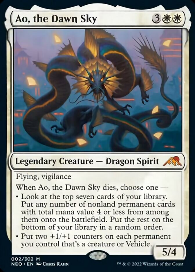 Ao, the Dawn Sky [Kamigawa: Neon Dynasty] | Golgari Games