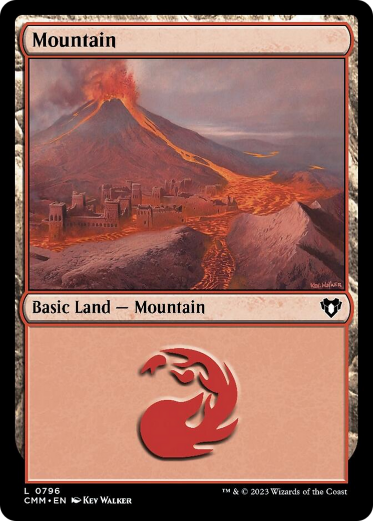 Mountain (796) [Commander Masters] | Golgari Games