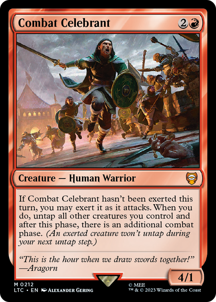 Combat Celebrant [The Lord of the Rings: Tales of Middle-Earth Commander] | Local Legends