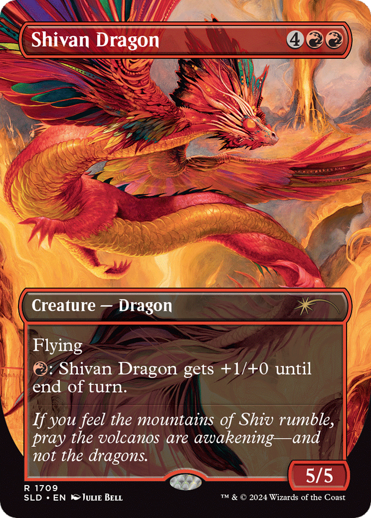 Shivan Dragon (Rainbow Foil) [Secret Lair Drop Series] | Local Legends