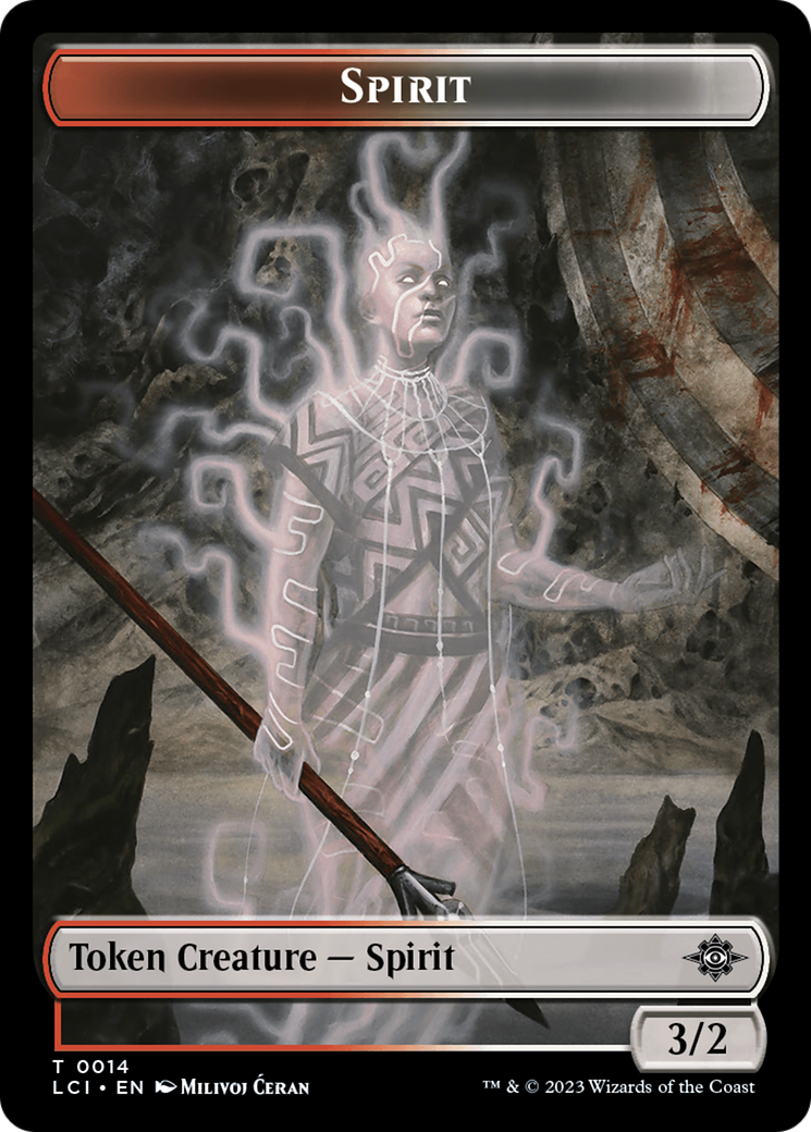 Spirit Token [The Lost Caverns of Ixalan Tokens] | Golgari Games