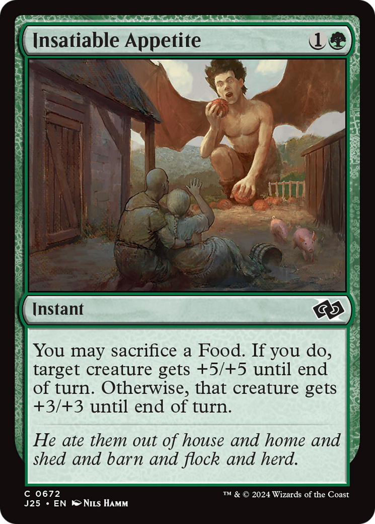 Insatiable Appetite [Foundations Jumpstart] | Local Legends