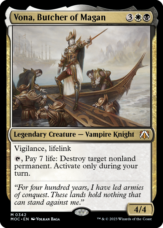 Vona, Butcher of Magan [March of the Machine Commander] | Local Legends