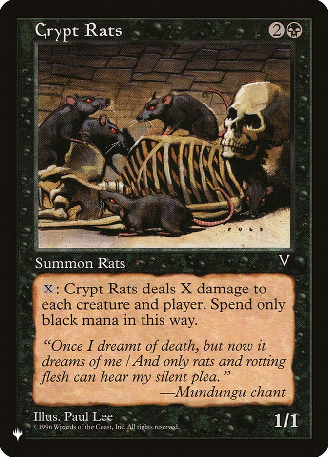 Crypt Rats [The List] | Golgari Games