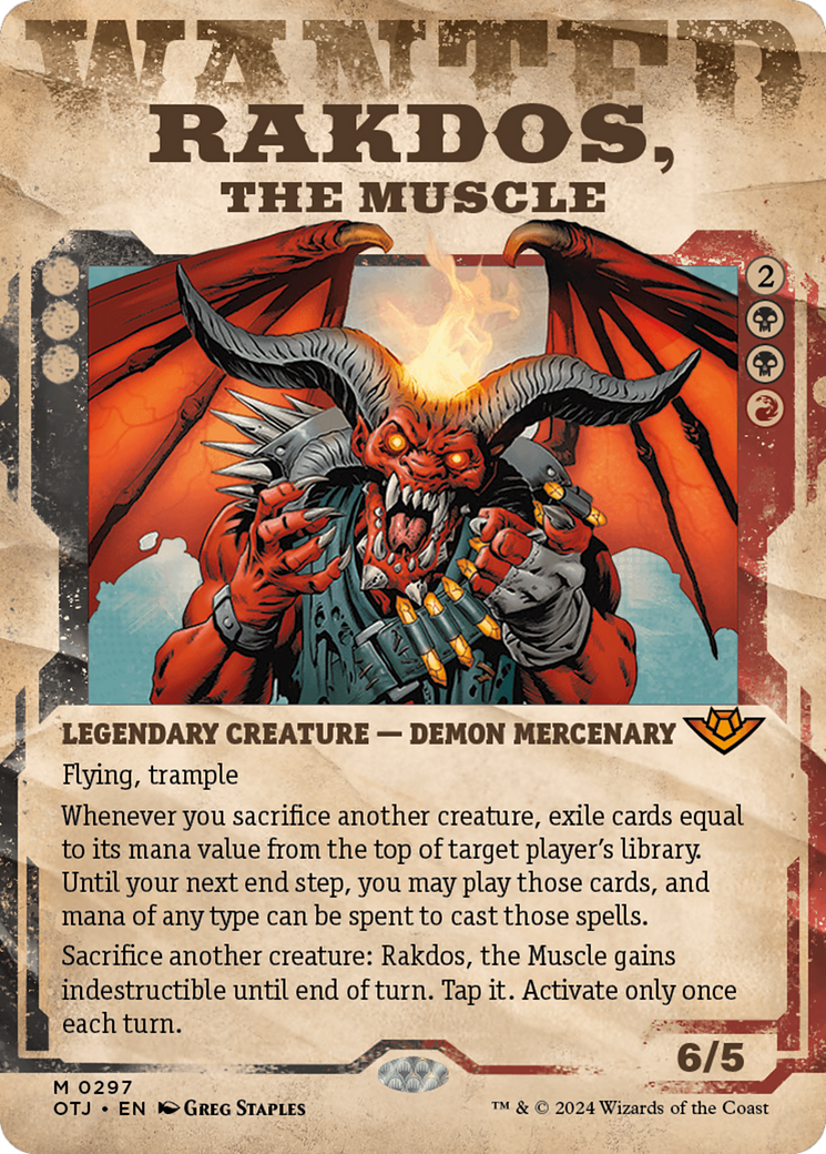 Rakdos, the Muscle (Showcase) [Outlaws of Thunder Junction] | Golgari Games