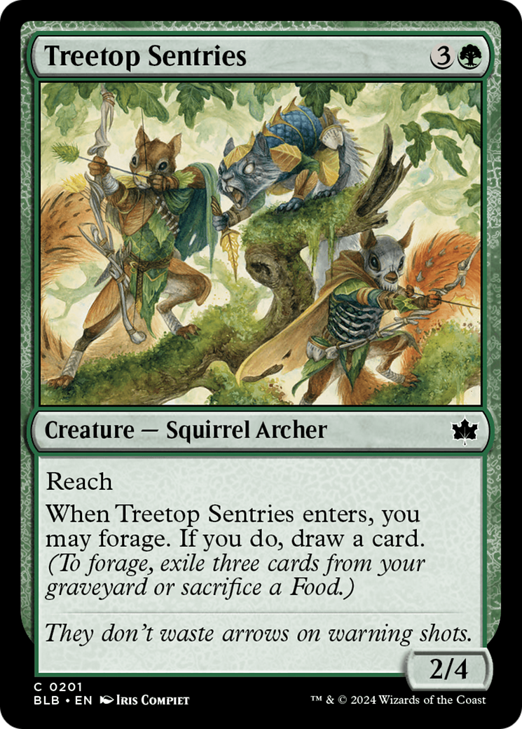 Treetop Sentries [Bloomburrow] | Golgari Games