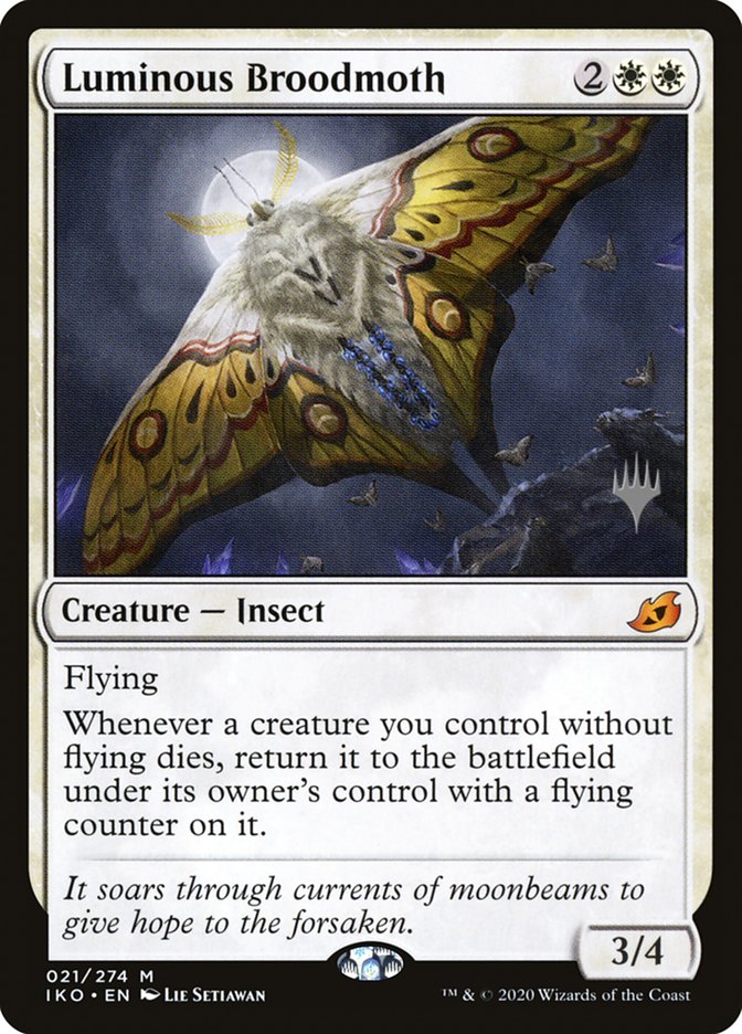 Luminous Broodmoth (Promo Pack) [Ikoria: Lair of Behemoths Promos] | Local Legends