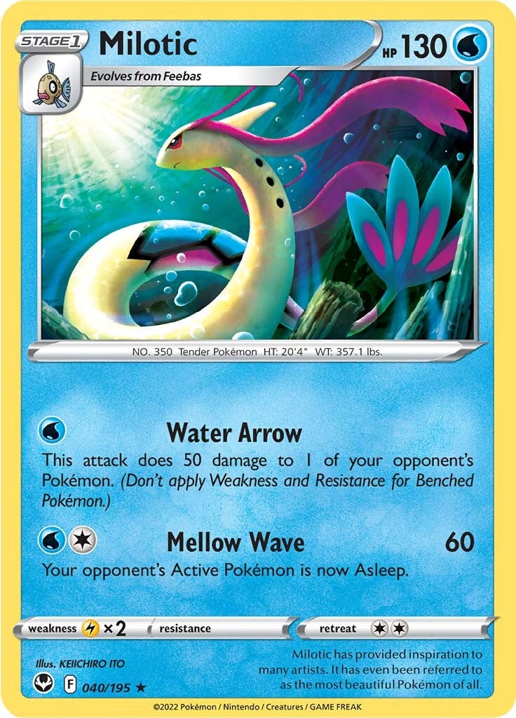 Milotic (040/195) [Sword & Shield: Silver Tempest] | Golgari Games