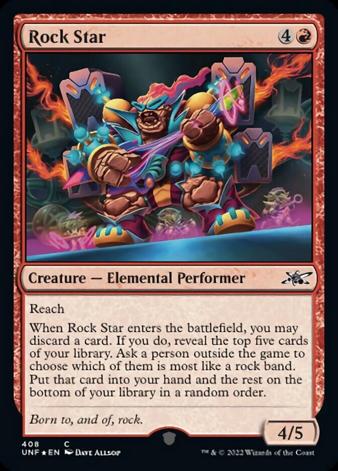 Rock Star (Galaxy Foil) [Unfinity] | Golgari Games