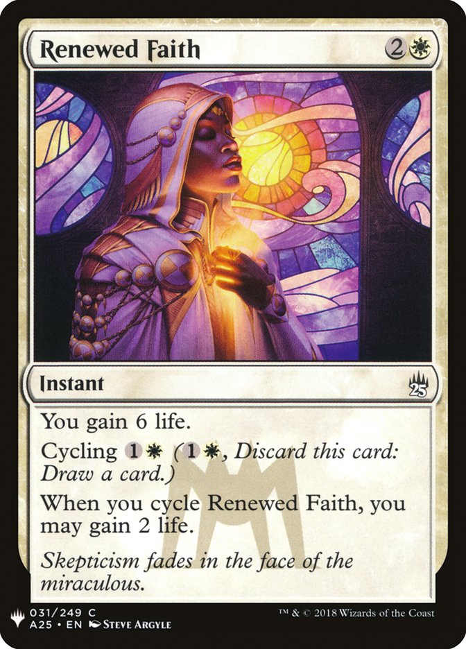 Renewed Faith [Mystery Booster] | Local Legends