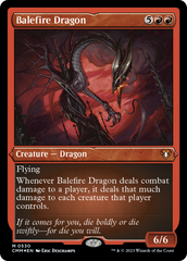 Balefire Dragon (Foil Etched) [Commander Masters] | Golgari Games