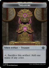 Treasure (0018) // Golem Double-Sided Token [The Lost Caverns of Ixalan Tokens] | Golgari Games