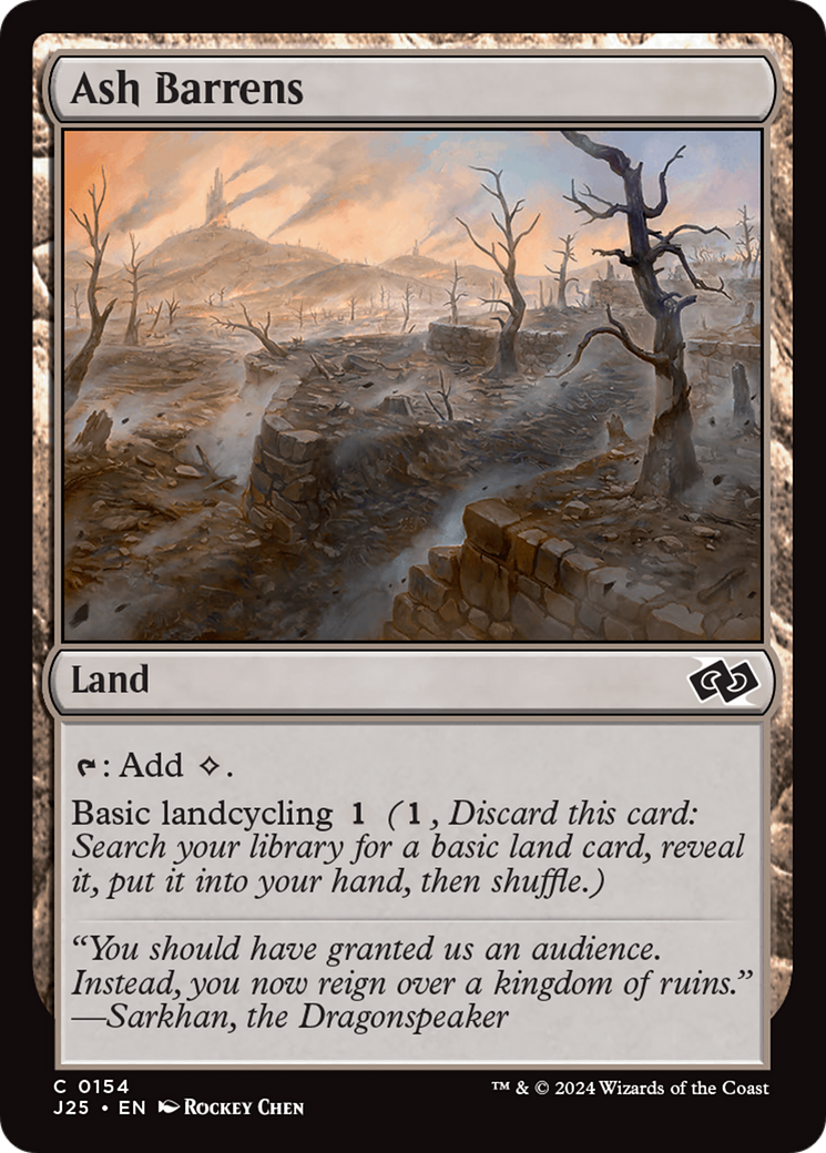 Ash Barrens [Foundations Jumpstart] | Golgari Games