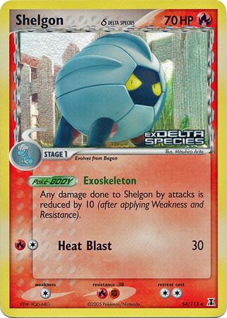 Shelgon (54/113) (Delta Species) (Stamped) [EX: Delta Species] | Local Legends
