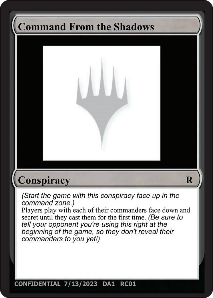 Command From the Shadows [Unknown Event] | Local Legends