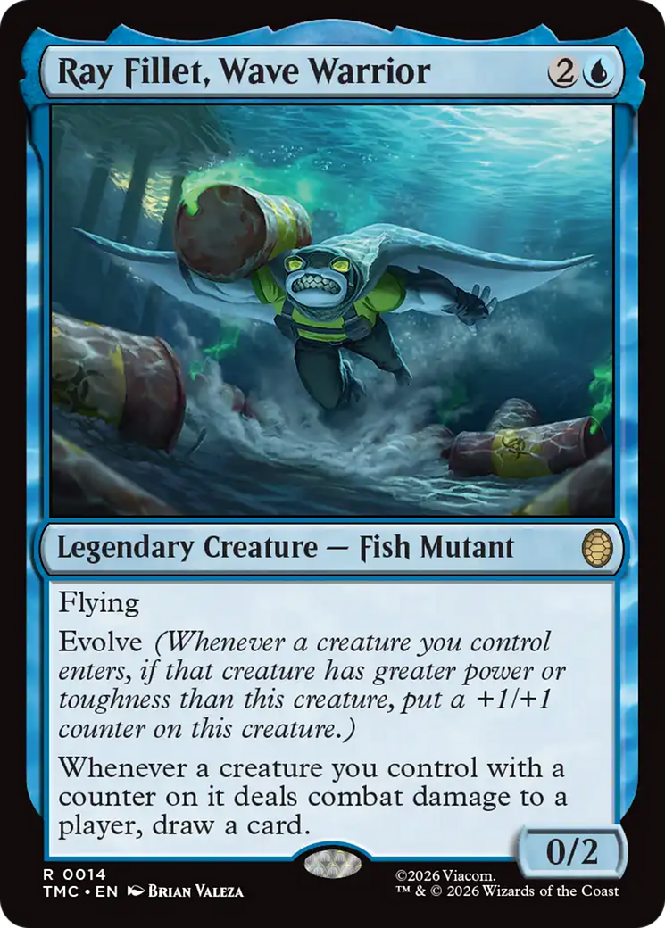 Ray Fillet, Wave Warrior [Teenage Mutant Ninja Turtles Commander] | Local Legends
