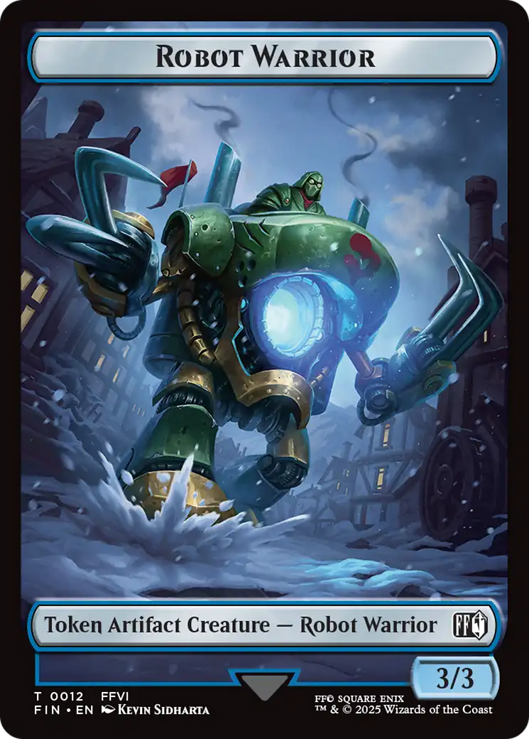 Emblem - Sephiroth, One-Winged Angel // Robot Warrior Double-Sided Token [FINAL FANTASY Tokens] | Local Legends