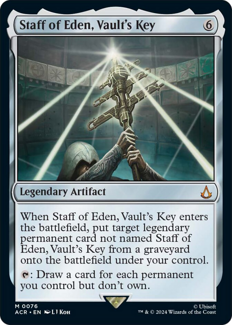 Staff of Eden, Vault's Key [Assassin's Creed] | Local Legends