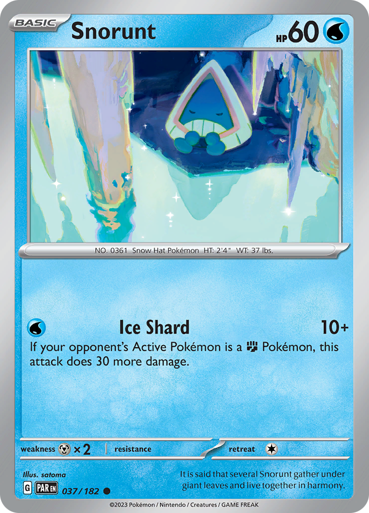 Snorunt (037/182) [Scarlet & Violet: Paradox Rift] | Local Legends