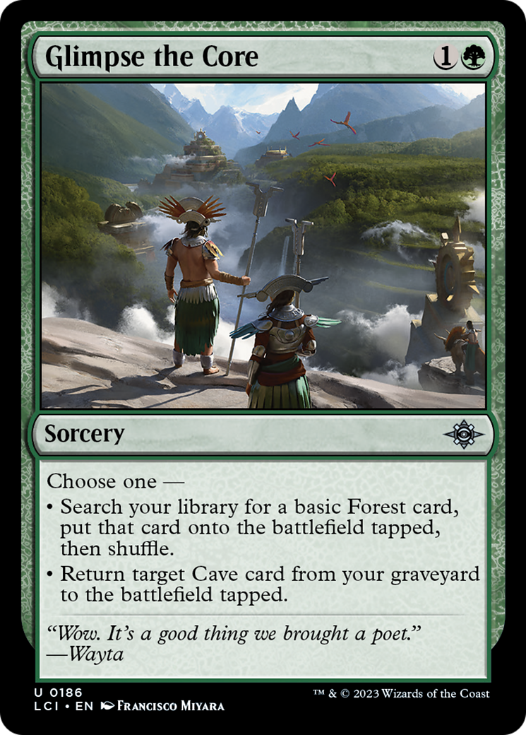 Glimpse the Core [The Lost Caverns of Ixalan] | Golgari Games