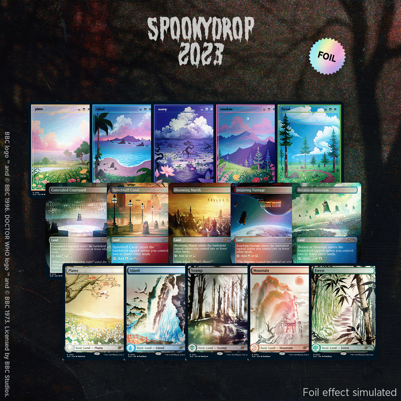 Secret Lair: Drop Series - Places to Trick or Treat Foil Lands Bundle | Local Legends